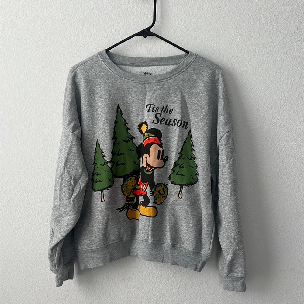 Disney Mickey Mouse Holiday Crewneck - Juniors XL